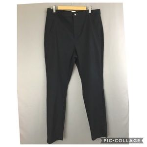 A New Day Pants Black Stretch Slim Sz 16 Ankle